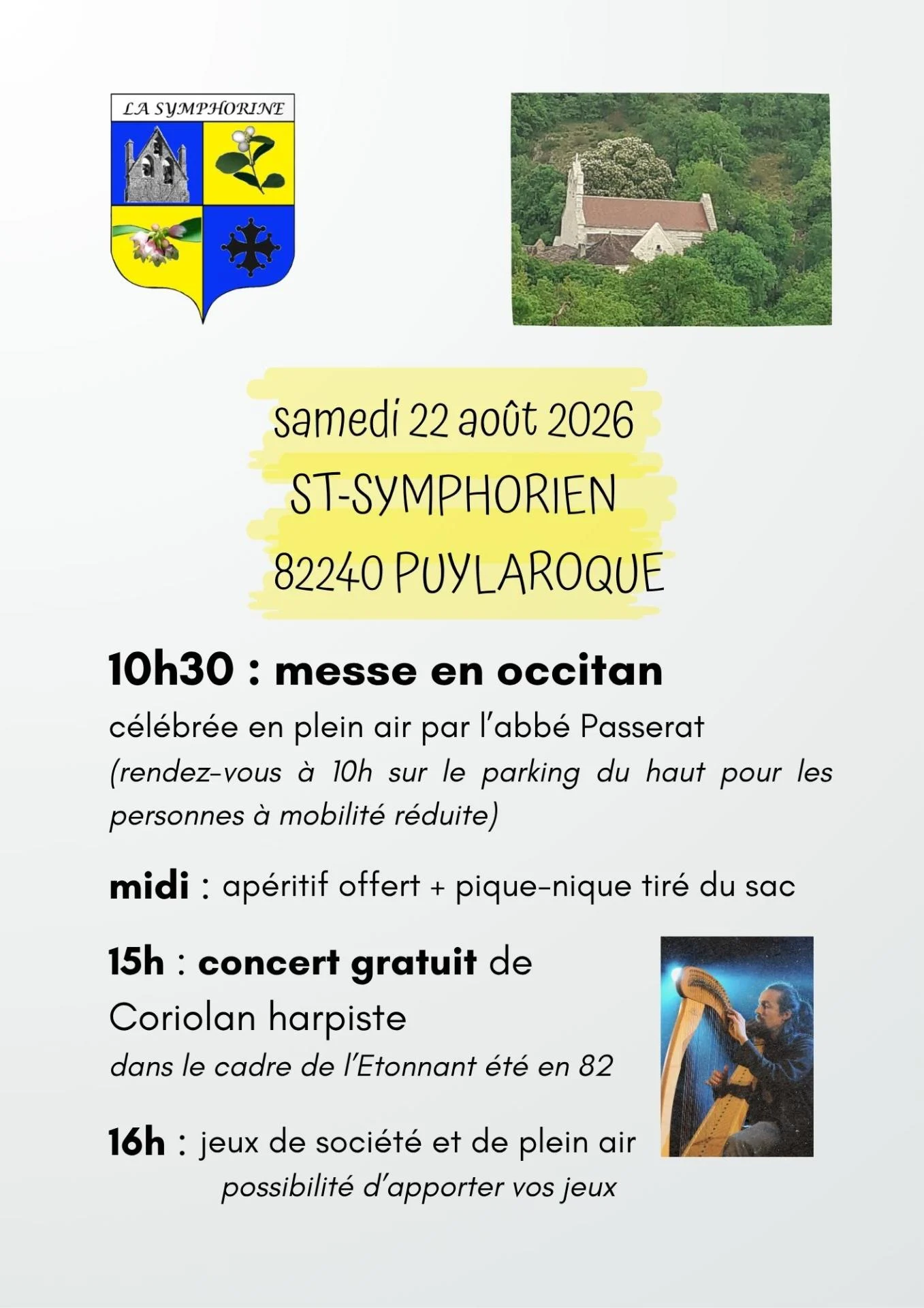 Affiche messe